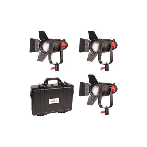  Adorama Came-TV Boltzen 30W Fresnel Fanless Focusable LED Bi-Color 3-Light Kit B-30S-3KIT