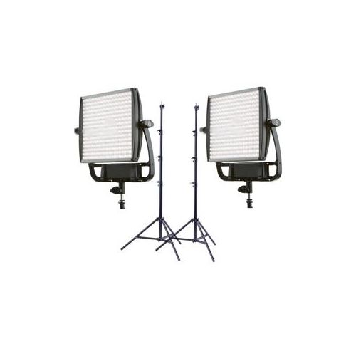  Adorama Litepanels 2 Pack Astra 6X Bi-Color LED Panel W/9 Auto Stand 935-1023 B 2