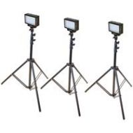 Bescor LED70T Three Point Studio Lighting Kit LED70T - Adorama