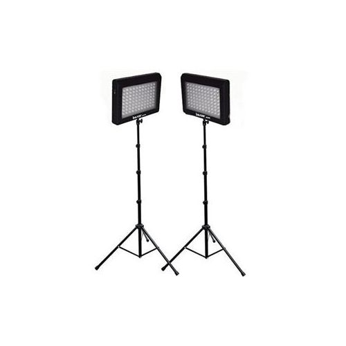  Adorama Bescor LED-95DK2 LED Video Light Kit with Light Panels LED-95DK2