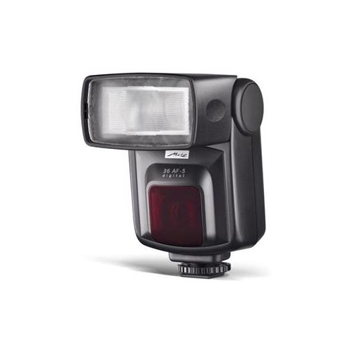  Adorama Metz 36 AF-5 i-TTL Flash for Nikon/Fujifilm Cameras, Guide Number 118 MZ36354N