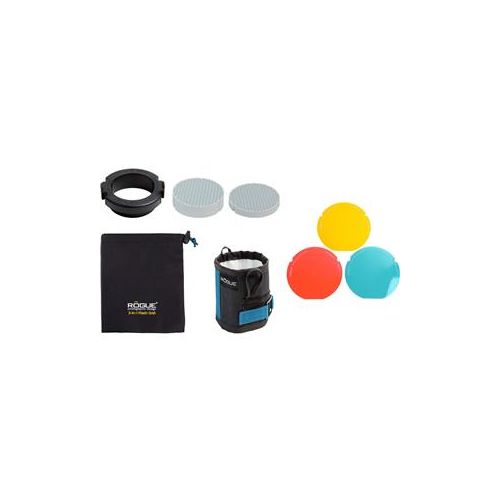  Adorama ExpoImaging Rogue 3-in-1 Flash Grid with White Inserts and 3-Gel Starter Set ROGUEGRIDW