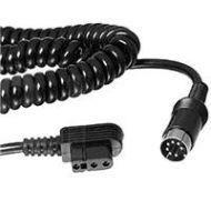 Adorama Sunpak Hi/Lo 3 Pin Coiled Connector Cord for PZ4000AF MC3025