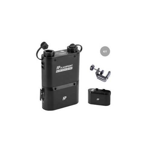  Adorama Flashpoint Blast Power Pack BP-960 Dual Battery kit & Clamp BP960-K1