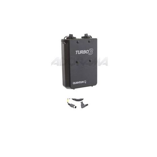  Adorama Quantum Turbo 3 Rechargeable Battery with CK-E2 Cable T3 CKE2