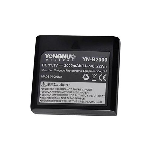  Adorama Yongnuo YN-B2000 11.1V 2000mAh Rechargeable Li-Ion Battery YN-B2000