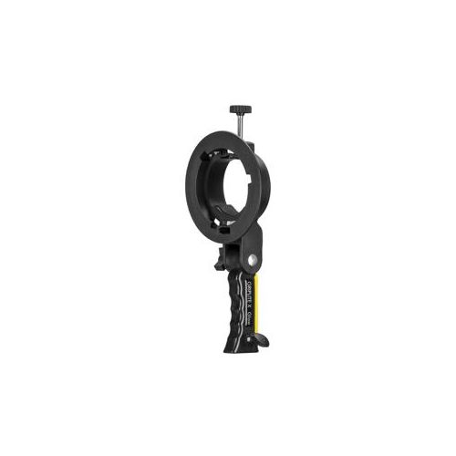  Adorama Handheld Grip S-Type Bracket Pro Bowens Mount Holder for Round Speedlite Flashes BD-SM05