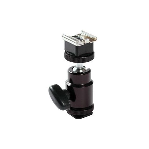  Adorama DLC DL-0614 Mini Ball Head with Accessory Foot and Accessory Shoe DL-0614