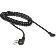 Adorama Paramount PMA26C 5ft Coiled Sync Cord AC to PC Long Tip A2-6C