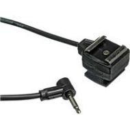 Adorama Paramount PW-MHSF1 1 Hot Shoe Female to 3.5mm Mono Miniphone Straight Sync Cord PW-MHSF1