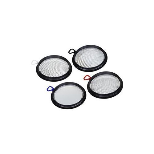  Adorama Broncolor PAR Lens Set for HMI F400 Lamphead, 4 Pieces B-43.132.00