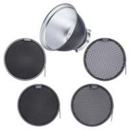 Adorama Studio Essentials Standard 7 Reflector and 4-Honeycomb Grid Bundle MR7G102