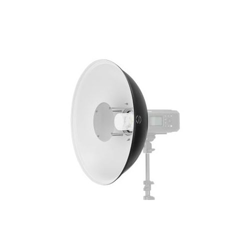  Adorama Glow White Softlight Beauty Dish Reflector with Bowens Mount Adapter (20.5) GL-BD-20-W