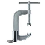 Adorama Matthews 439006 6in C Clamp with Double Receiver, Steel 439006