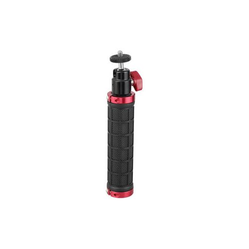  Adorama CAMVATE Rubber Handle Grip with 1/4-20 Mini Ball Head, Red C2199