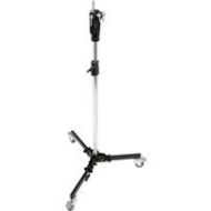 Adorama Kupo 4-Section Steel Studio Stand with Casters, 13.8, Black/Chrome KS301712