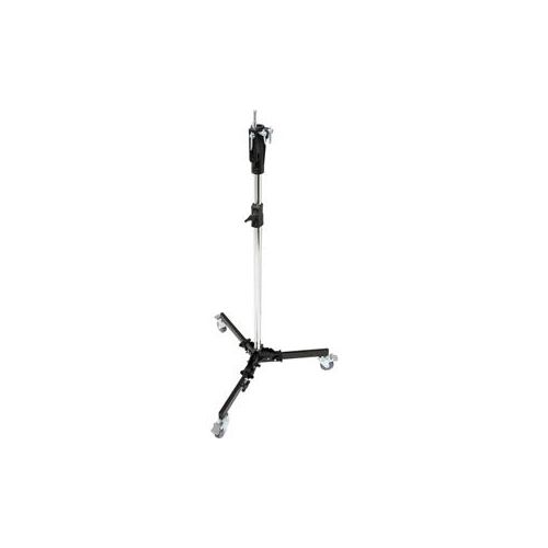  Adorama Kupo 4-Section Steel Studio Stand with Casters, 13.8, Black/Chrome KS301712