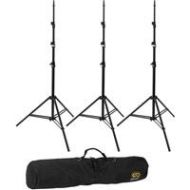 Kino Flo Medium Duty Stands with Carry Bag, 3-Unit KIT-S3 - Adorama