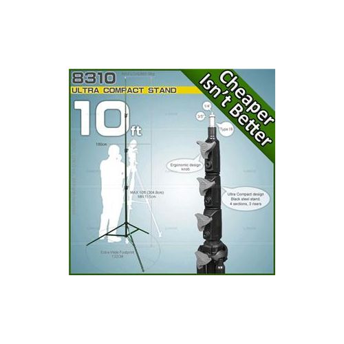  Linco 10 Feet Senior Compact Light Stand 8410 - Adorama