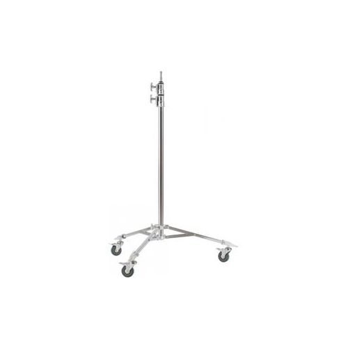  Adorama Studio Assets Double Riser Roller Stand with Baby Pin, Silver SA1630