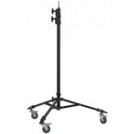 Adorama Studio Assets Double Riser Roller Stand with Baby Pin, Black SA1632