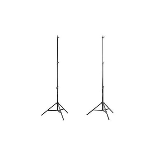  Adorama Flashpoint 2x Pro Air-Cushioned Heavy-Duty Light Stand (Black, 7.2) FP-S-7 K1