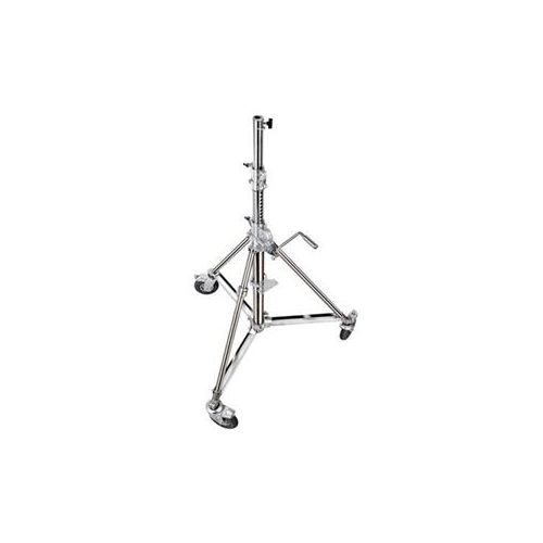  Adorama Avenger 9.5ft Super Wind Up Stand, 29 Low Base, Chrome B6029X