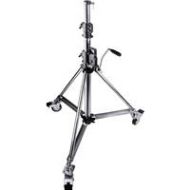 Adorama Kupo Heavy Duty Wind-Up Low Base Steel Stand, 8.8, Chrome KS403212