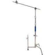 Adorama Savage Stainless Steel C-Stand with Grip Arm and Turtle Base Kit, 9.5 CSS-200S