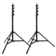 Adorama Flashpoint 2x Pro Air-Cushioned Heavy-Duty Light Stand (Black, 9.5) FP-S-9 K1