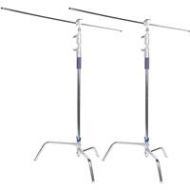 Adorama Came-TV Studio Centry Detachable C-Stand with Grip Arm & Line Resizer, Pair SDC*2