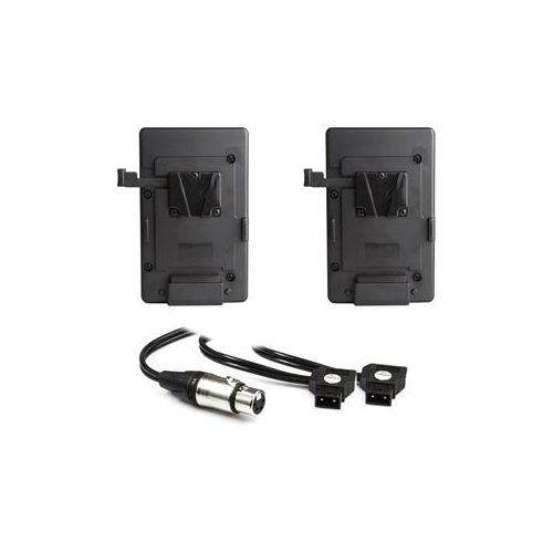  Adorama Hive Dual V-Mount Battery Plate Kit with Y Cable for Hornet 200-C LED Light HIVE-HLS2C-DBPK-VM