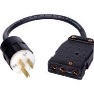 Adorama Tecnec Laird BATE-HUB1 3-Prong 12/3 15-Amp AC Male to Female Bates Connector 2 BATE-HUB1