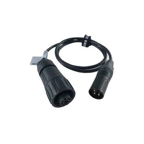  Adorama Quasar Science 4-Pin Amphenol to 3-Pin XLR Female Power Feeder PF-A4F-3PXLR