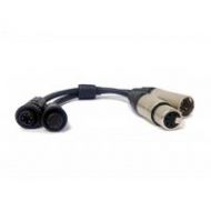 Adorama AAdynTech Hurricane 5-Pin Conxall to 5-Pin XLR DMX-Input Male Jumper Cable HUR-DMX-MAL