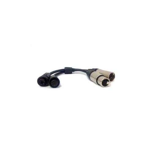  Adorama AAdynTech Hurricane 5-Pin Conxall to 5-Pin XLR DMX-Input Male Jumper Cable HUR-DMX-MAL