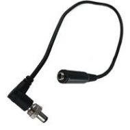 Adorama Quasar Science 2.1mm DC Barrel Right Angle Male to Female Extension Cable, 1 EXT-DC21MR-12-DC21FS