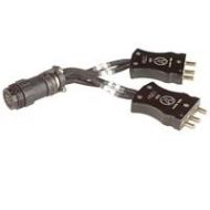 Adorama Mole-Richardson Cable Adapter, Bates-Socapex, (2)60A Male-Female Socapex 729-56