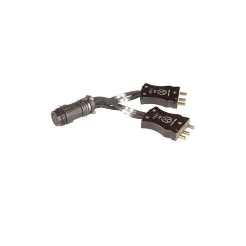  Adorama Mole-Richardson Cable Adapter, Bates-Socapex, (2)60A Male-Female Socapex 729-56