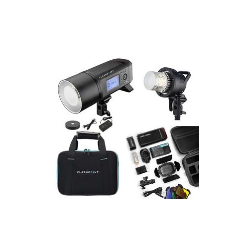  Adorama Flashpoint XPLOR 600PRO TTL Monolight With eVOLV 200 and XP-600 Pro Ext Head Kit XPLOR-600PROB-TTL-1