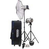 Adorama Hensel Integra 500 2 Monolight Kit with Umbrella, Reflector, and Stands 7048815ENC