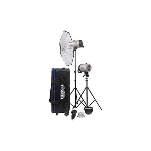  Adorama Hensel Integra 500 2 Monolight Kit with Umbrella, Reflector, and Stands 7048815ENC