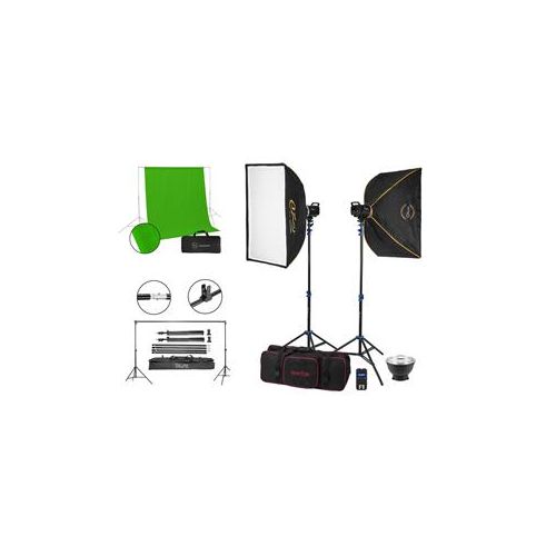  Adorama Flashpoint BLAZ 200 R2 Studio 2-Monolight Home Studio Kit BLAZ-200-CK