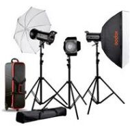 Godox QT600II 3-Light Studio Flash Kit QT600II-D - Adorama