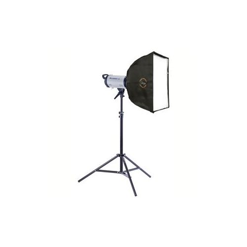  Adorama Flashpoint SOLO Softbox Head & Shoulders 1220M MonoLight Kit FP-LF-M1220-K4