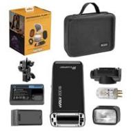 Adorama Flashpoint eVOLV 200 TTL R2 Pocket Flash Kit With MagMod Professional Flash Kit EV-200-MAGP