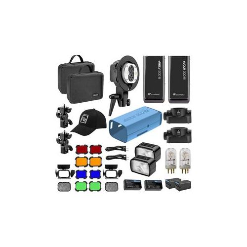  Flashpoint eVOLV 200 TTL Pocket Flash Dual Head Kit - Adorama Exclusive Kit EV200-BFA