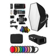 Adorama Flashpoint eVOLV 200 TTL Pocket Flash Exclusive HexaPop Kit (Godox AD200) EV200-BF