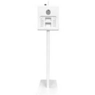 Adorama RBA Photo Booths T11 2.0 Photo Booth Shell with Pole-Type Pedestal, White T11 2.0