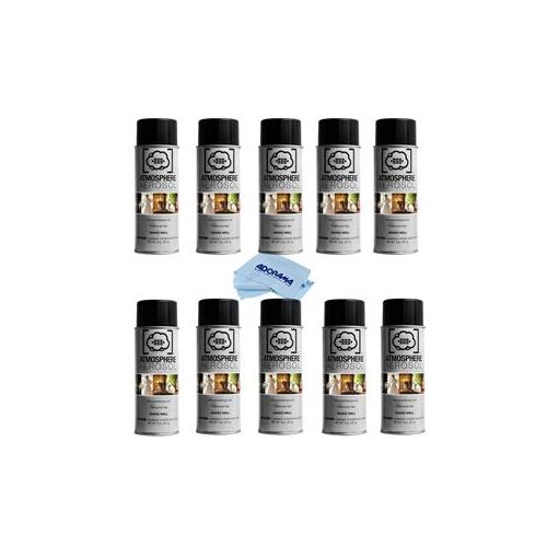  Adorama Atmosphere Aerosol 10x 8oz Haze/Fog Spray for Photographers and Microfiber Cloth ATAHFS 10